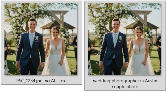 image optimization before after