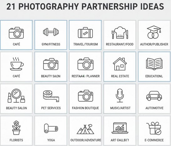 21 Partnership Ideas for photographers