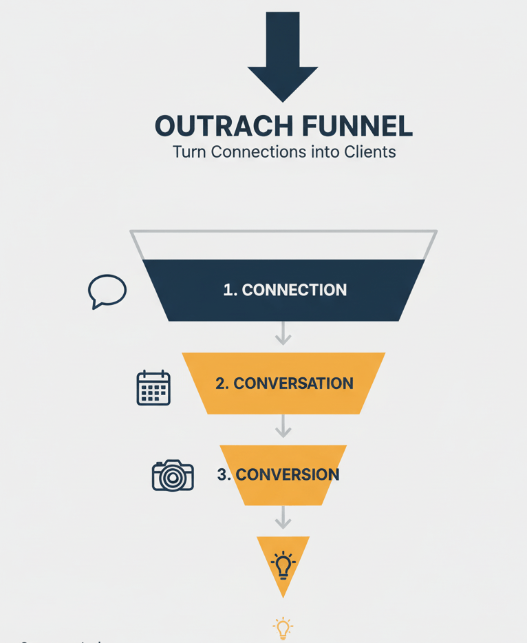 Outreach Funnel Graphic